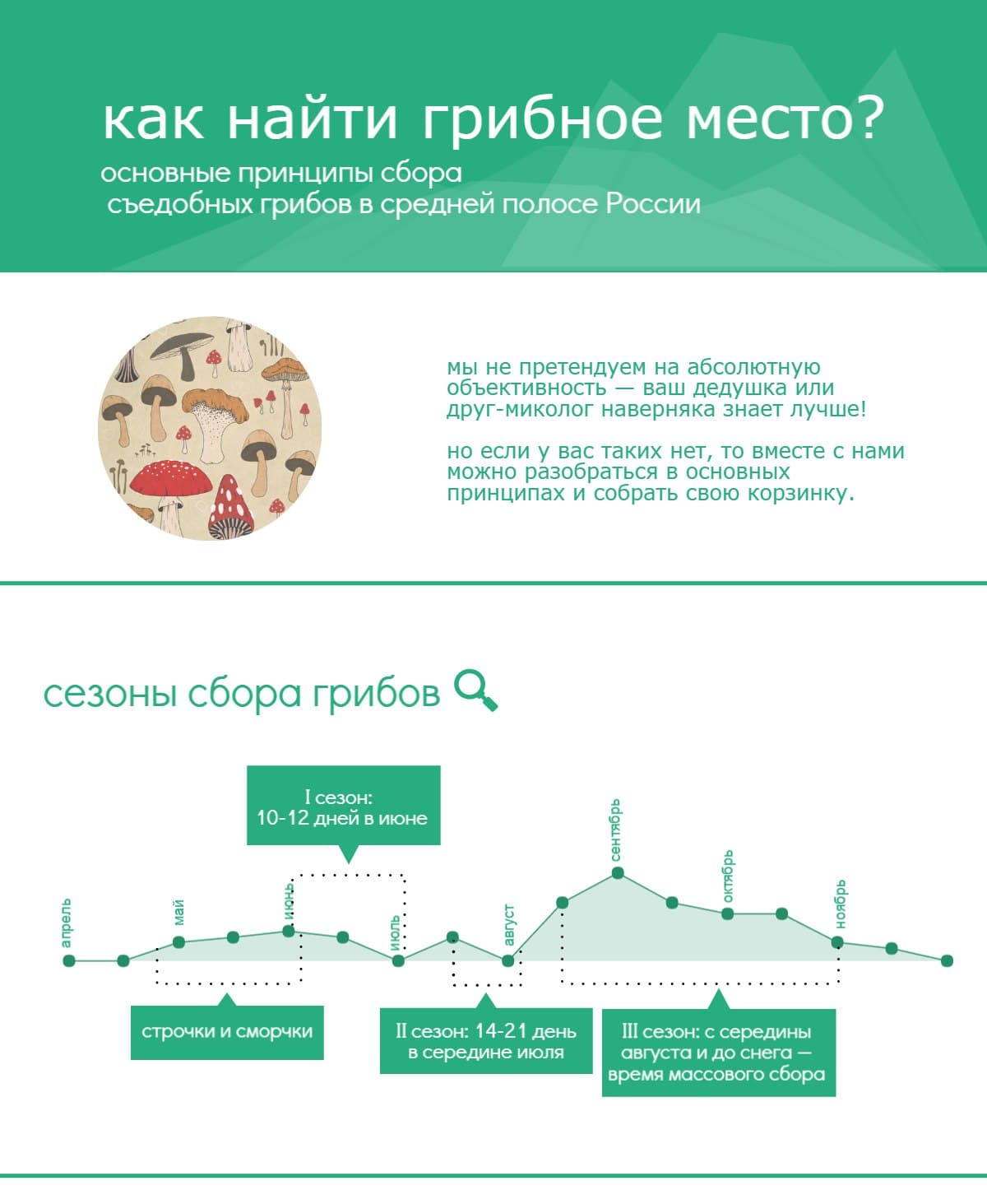 Грибная карта Пермского края